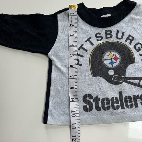 Vintage 1990s Retro Pittsburgh Steelers Baby Sweatshirt - Picture 6 of 7